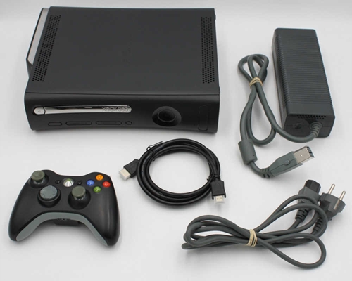 XBOX 360 Console - Black 120 GB - Elite - SNR 300513294205 (B Grade) (Used)